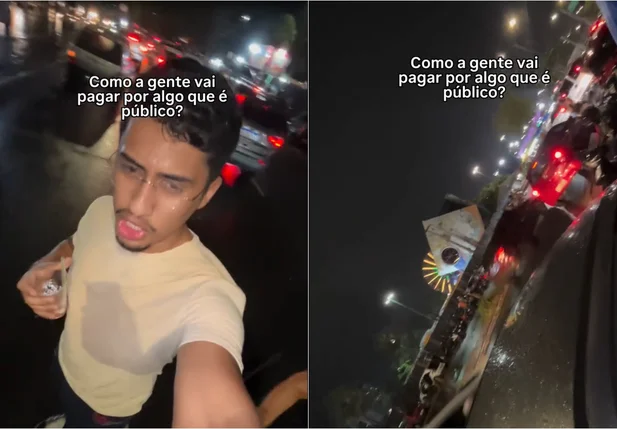 Influenciador Marcos Fernandes expõe indignação com cobrança de flanelinhas