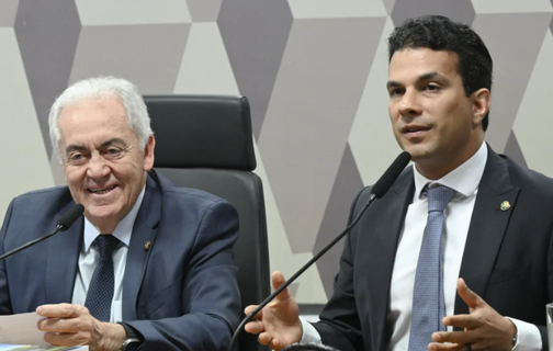 Irajá e o presidente da CCJ, Otto Alencar