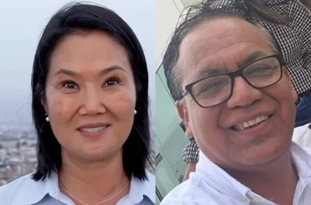 Keiko Fujimori e Roberto Sánchez