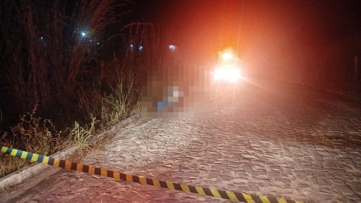 Local onde Carlos Alberto Pereira de Lima foi assassinado