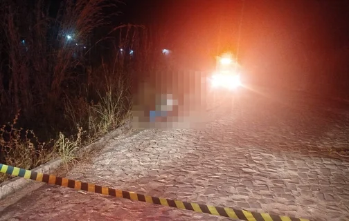 Local onde Carlos Alberto Pereira de Lima foi assassinado