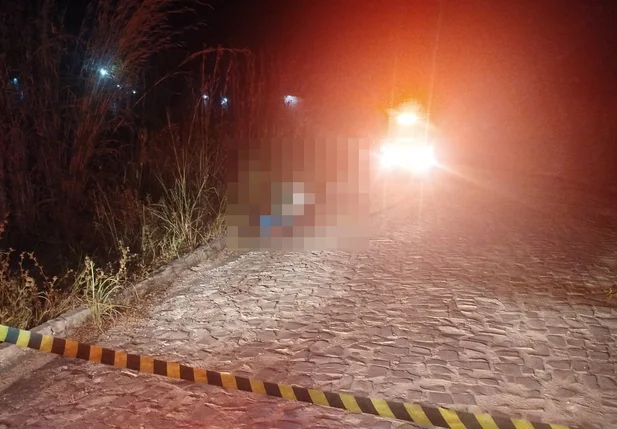 Local onde Carlos Alberto Pereira de Lima foi assassinado