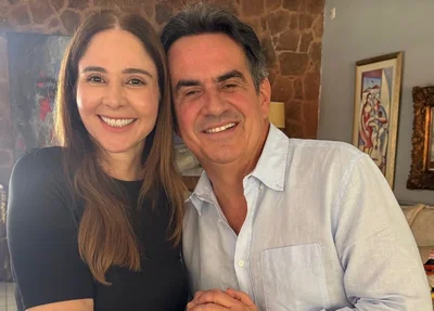 Lucy Soares e Ciro Nogueira