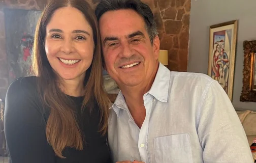 Lucy Soares e Ciro Nogueira