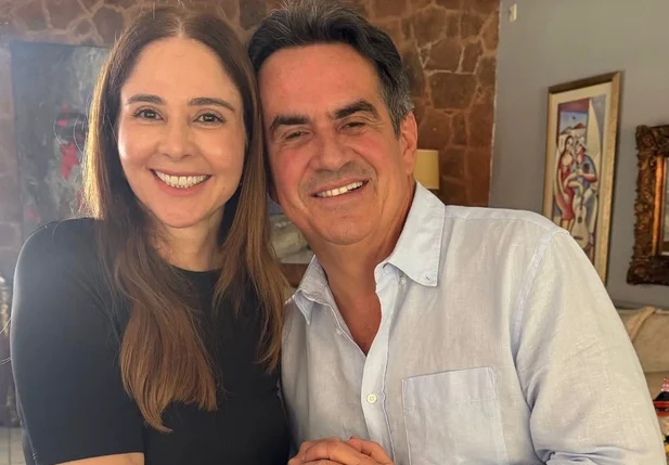 Lucy Soares e Ciro Nogueira