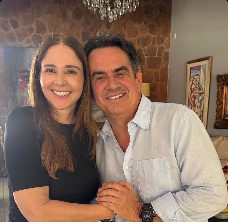 Lucy Soares e Ciro Nogueira