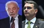 Lula e Flávio Bolsonaro