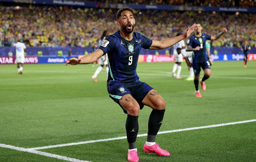 Matheus Cunha fez os seus primeiros dois gols na era Carlo Ancelotti