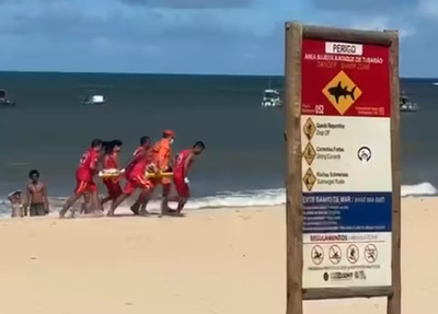 Menino de 11 anos tem perna amputada após ataque de tubarão em praia do Grande Recife