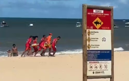 Menino de 11 anos tem perna amputada após ataque de tubarão em praia do Grande Recife