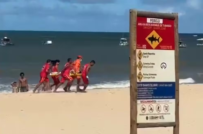 Menino de 11 anos tem perna amputada após ataque de tubarão em praia do Grande Recife