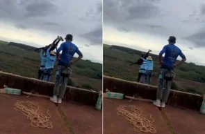 Maria Eduarda Rodrigues morreu durante salto de rope jump