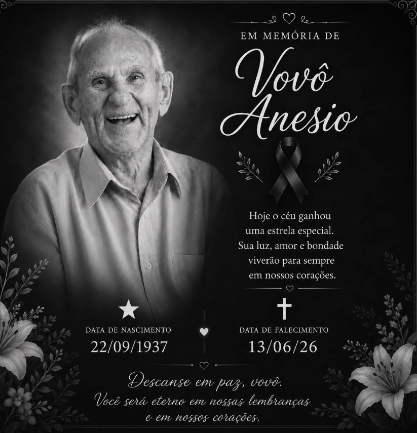 Morre aos 88 anos “Vovô Anésio”