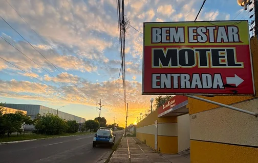 Motel onde aconteceu o crime