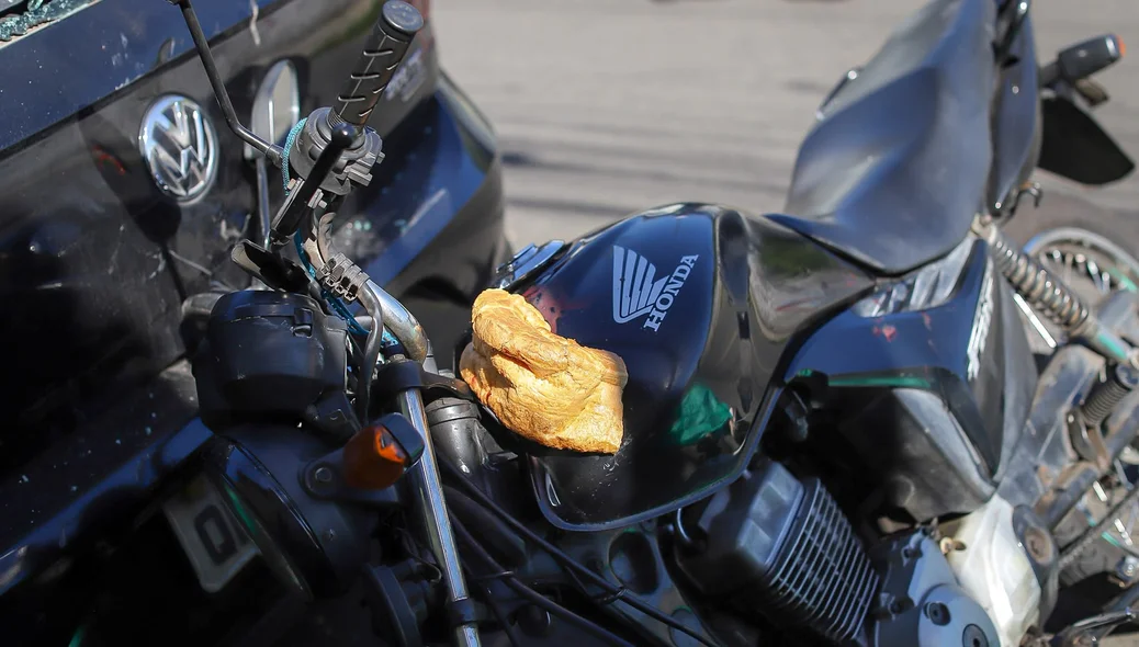 Moto da vítima