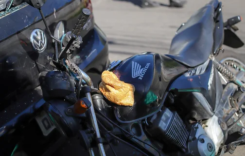 Moto da vítima