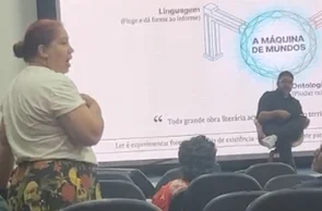 Mulher interrompe evento no Salipi e acusa palestrante de não pagar pensão alimentícia
