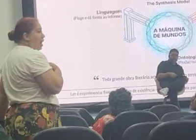 Mulher interrompe evento no Salipi e acusa palestrante de não pagar pensão alimentícia