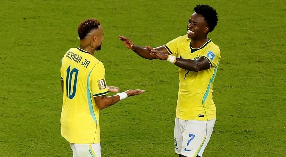 Neymar e Vini Jr.