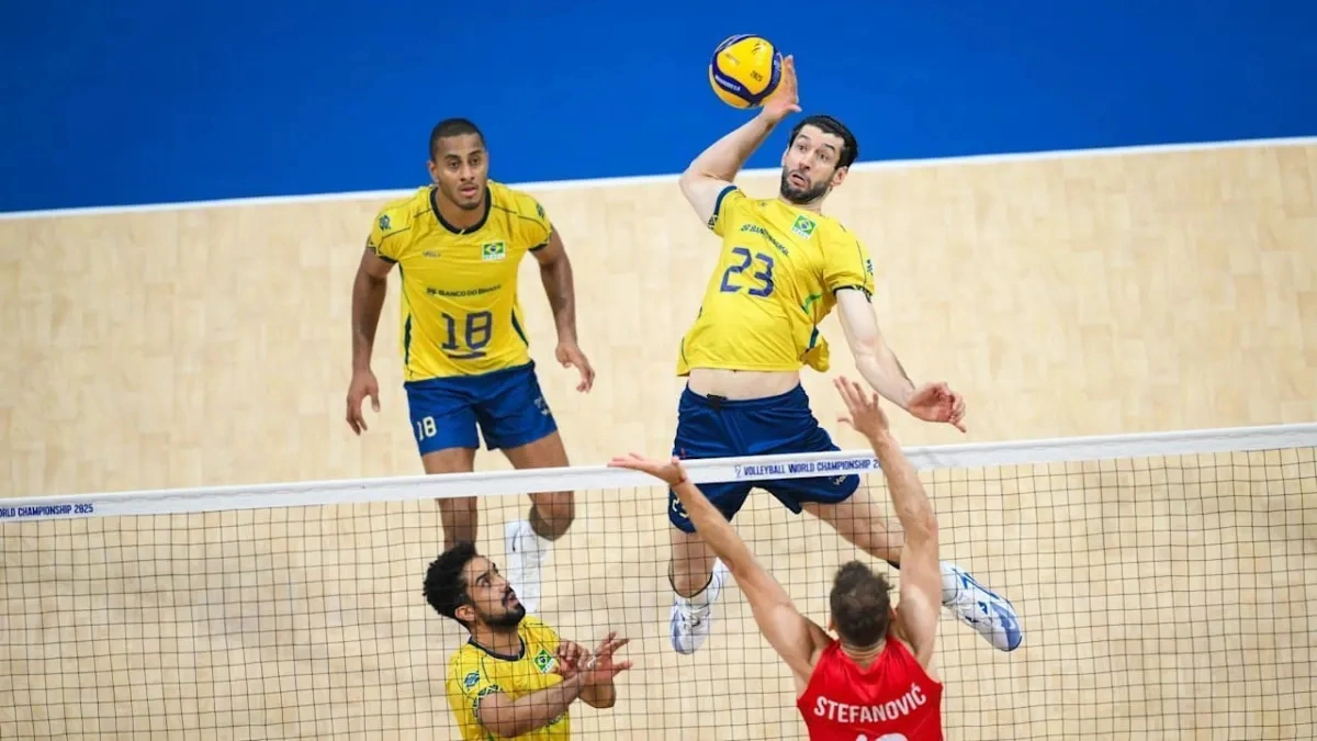 O Brasil disputa a primeira semana da VNL em Brasília