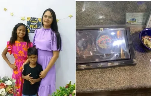 O chocolate foi enviado acompanhado de um bilhete com a mensagem: "Com amor para Mirian Lira. Feliz Páscoa!!!".
