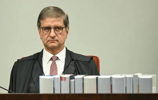 O procurador-geral da República, Paulo Gonet, em sessão no STF