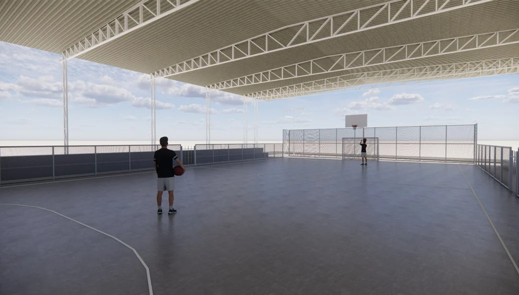 O projeto prevê a transformação do espaço em um moderno complexo de esporte e lazer