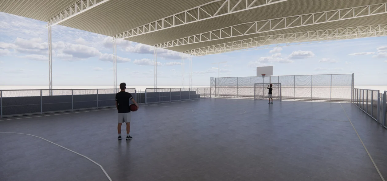 O projeto prevê a transformação do espaço em um moderno complexo de esporte e lazer