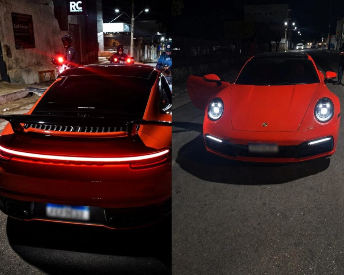 O veículo envolvido era um Porsche 911 Carrera