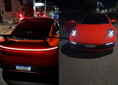 O veículo envolvido era um Porsche 911 Carrera