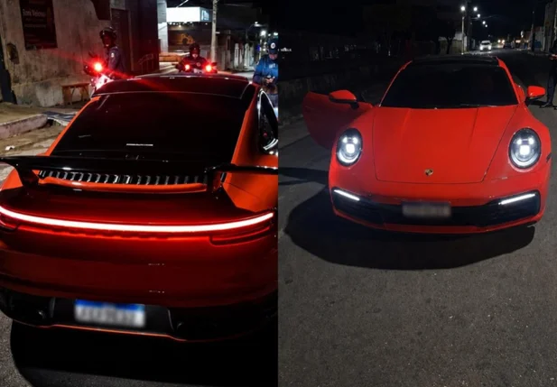 O veículo envolvido era um Porsche 911 Carrera