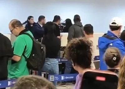 Passageira agride funcionários da Latam