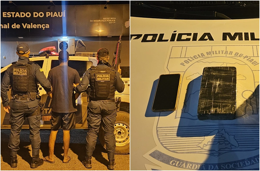 PM apreende cocaína avaliada em R$ 50 mil durante operação em Elesbão Veloso