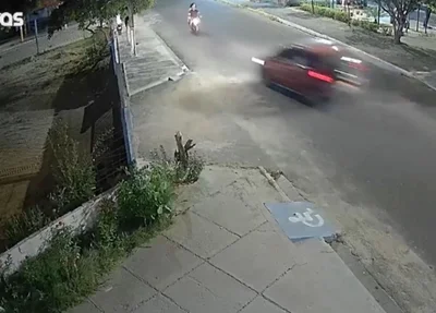 Policial penal Gilvan Furtado e filha são atropelados em Teresina