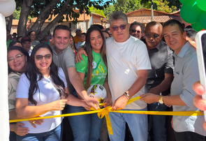 Prefeitura de São Gonçalo do Piauí inaugura quadra poliesportiva na comunidade Baixinha