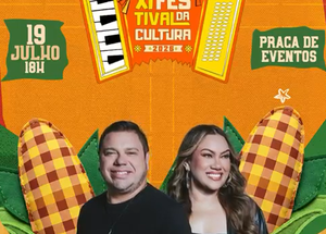 Prefeitura anuncia XI Festival da Cultura de Aroazes com show de Claudiney & Juliana