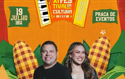 Prefeitura anuncia XI Festival da Cultura de Aroazes com show de Claudiney & Juliana