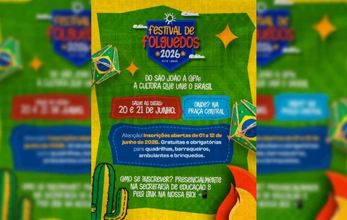 Prefeitura de Alto Longá divulga regulamento do II Festival de Folguedos