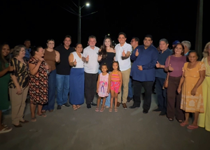 Prefeitura de Campo Maior inaugura pavimentação asfáltica e iluminação da Rua Santa Luzia