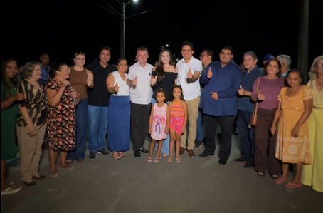 Prefeitura de Campo Maior inaugura pavimentação asfáltica e iluminação da Rua Santa Luzia