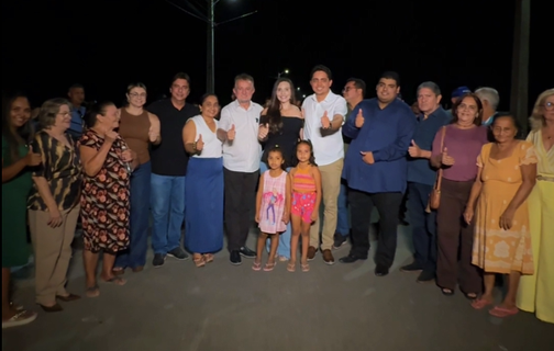 Prefeitura de Campo Maior inaugura pavimentação asfáltica e iluminação da Rua Santa Luzia