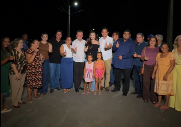 Prefeitura de Campo Maior inaugura pavimentação asfáltica e iluminação da Rua Santa Luzia