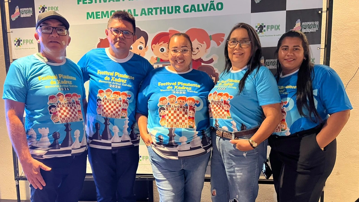 Prefeitura de Esperantina participa do Festival Piauiense de Xadrez Memorial Arthur Galvão 2026