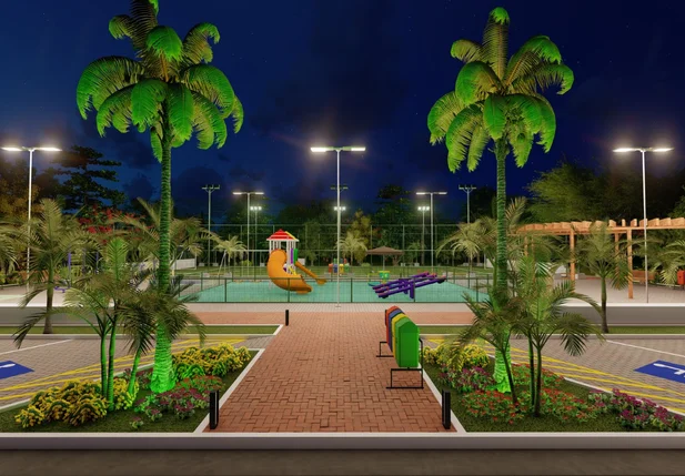 Prefeitura de Palmeira do Piauí anuncia Praça Esportiva para comunidade Salina