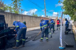 Prefeitura de Parnaíba avança com pavimentação asfáltica