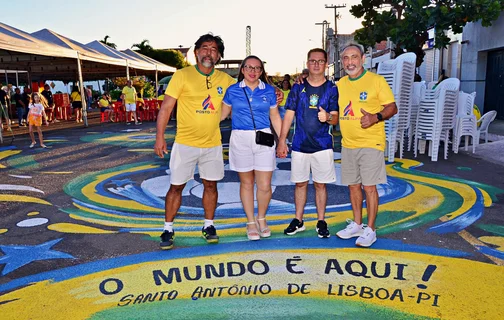 Prefeitura de Santo Antônio de Lisboa prepara estrutura para população acompanhar estreia do Brasil na Copa do Mundo
