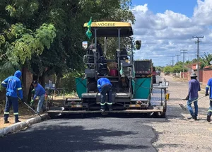 Prefeitura de São Gonçalo do Piauí avança com obras de pavimentação e conclui primeira etapa da Rua Petrônio Portela