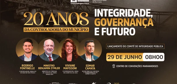Prefeitura de Timon lança Comitê de Integridade Pública em evento que marca os 20 anos da Controladoria do Município