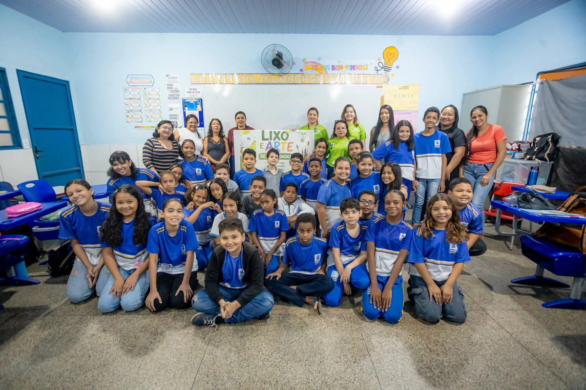 Prefeitura de Timon promove ação de educação ambiental em escola da rede municipal