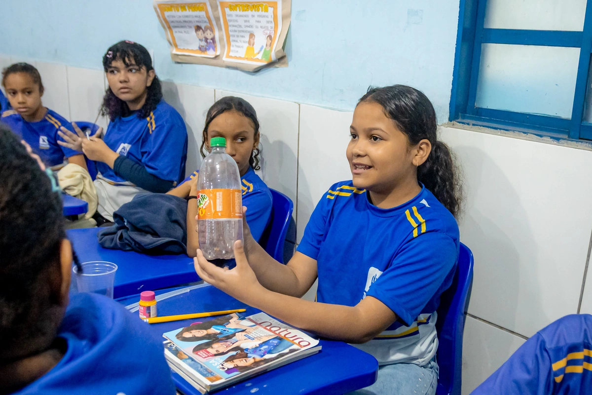 Prefeitura de Timon realiza ação de educação ambiental em escola da rede municipal